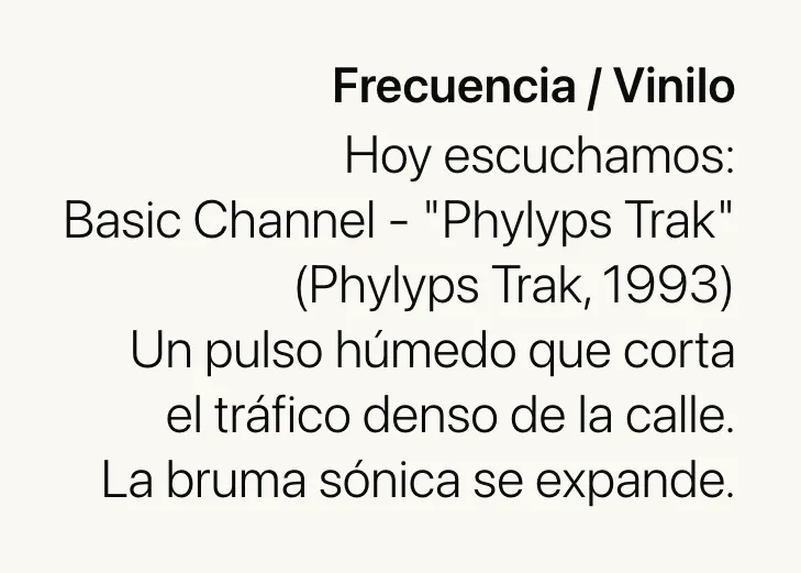 Placa del Diario Sensorial: Basic Channel, Phylyps Trak.